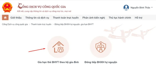 BHYT hộ gia đình